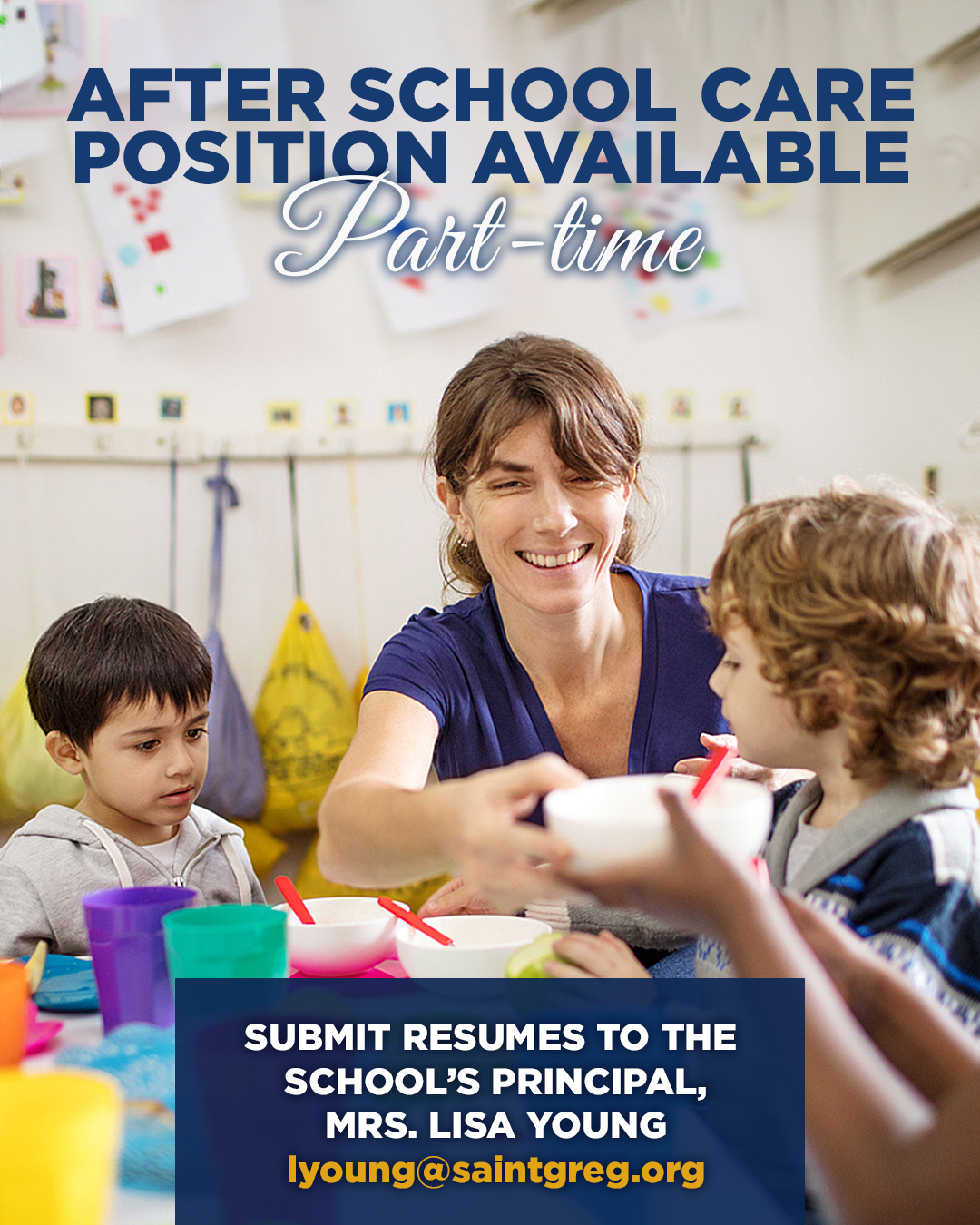After School Care Job Available (Part-Time)                                                                                                                                                                                                                                                                 