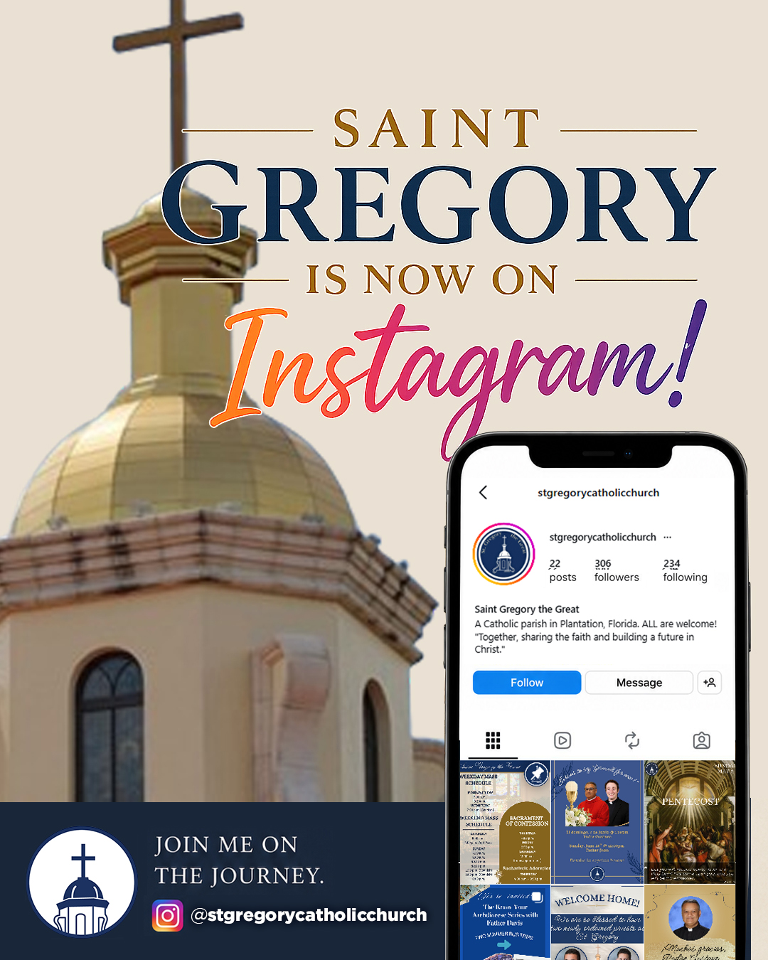 Saint Gregory is now on Instagram!                                                                                                                                                                                                                                                                          