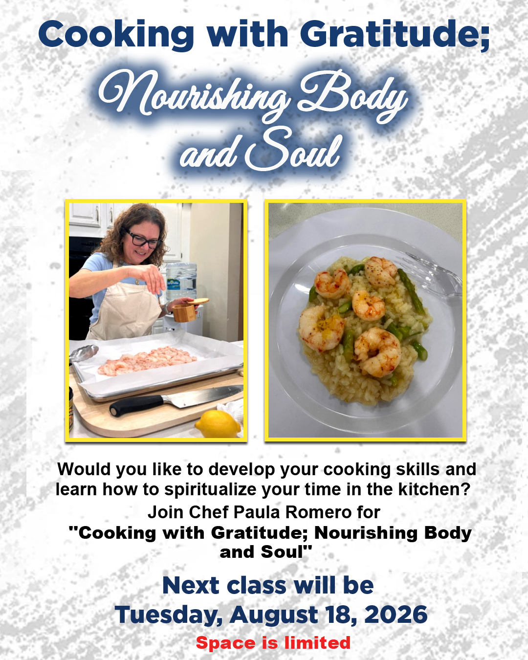 Cooking with Gratitude; Nourishing Body and Soul                                                                                                                                                                                                                                                            