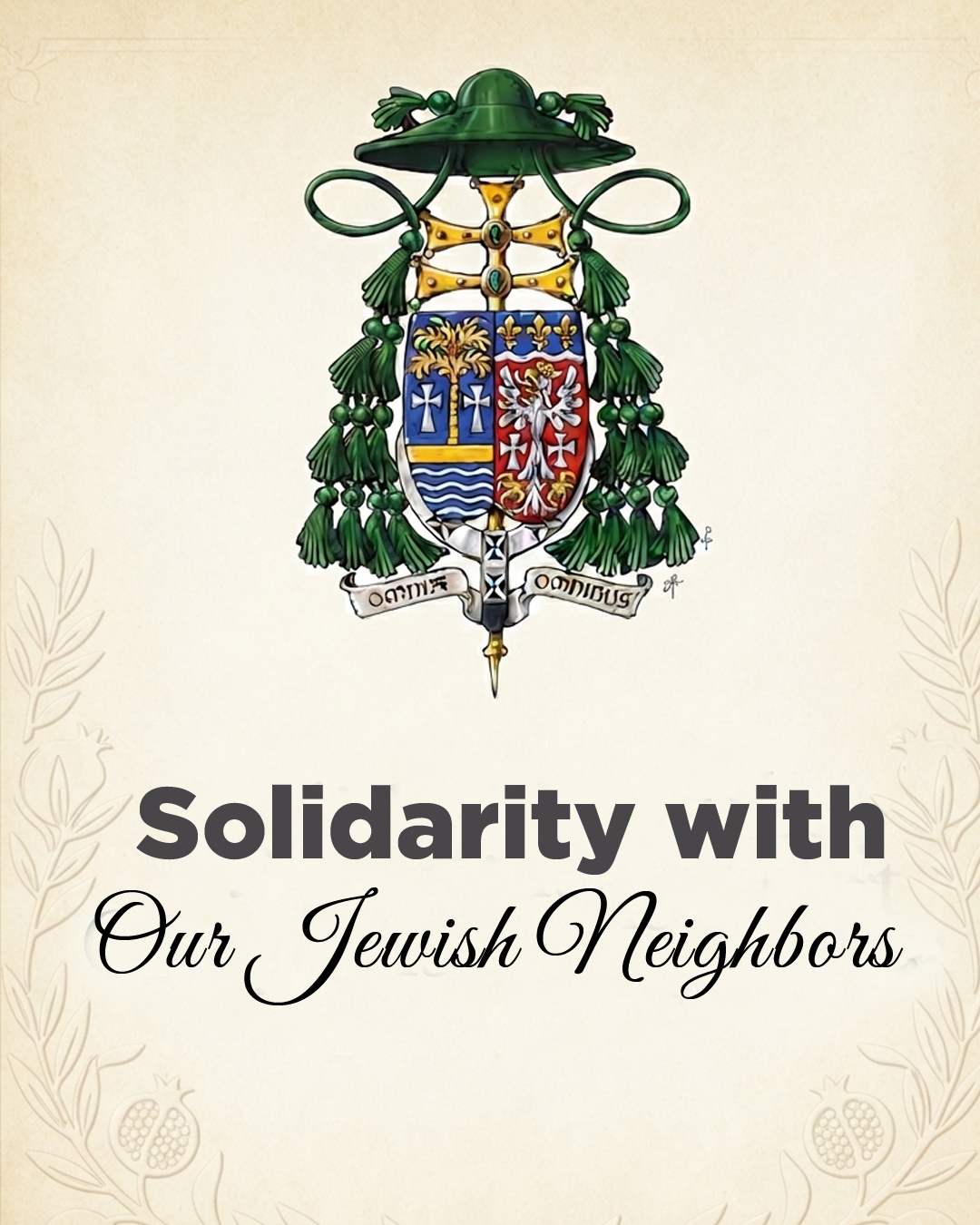 Solidarity with Our Jewish Neighbors                                                                                                                                                                                                                                                                        