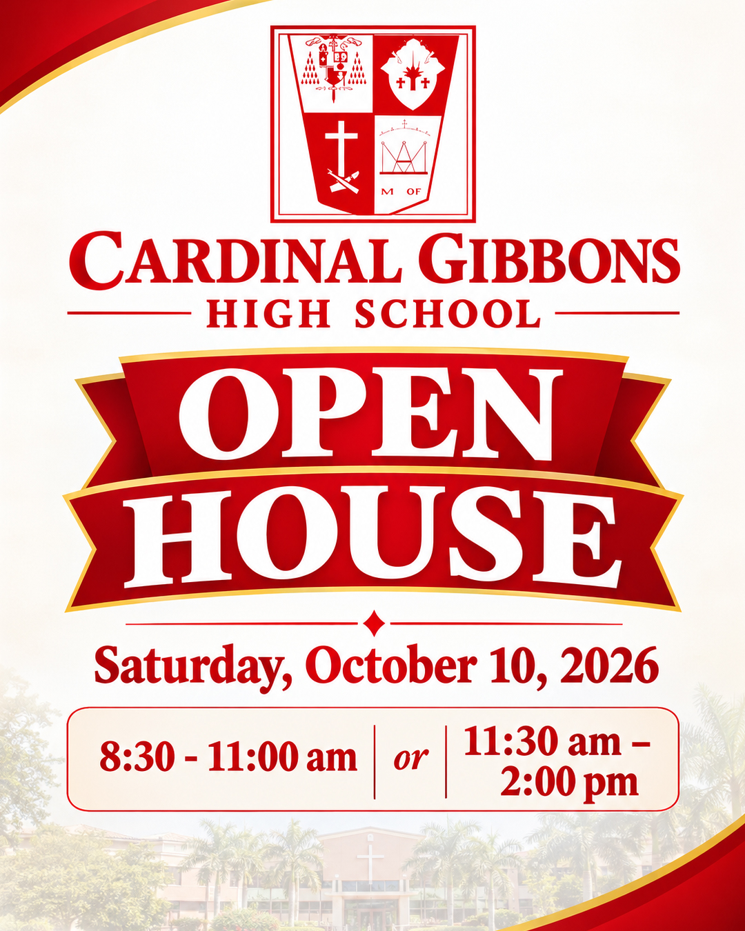 Cardinal Gibbons High School Open House                                                                                                                                                                                                                                                                     